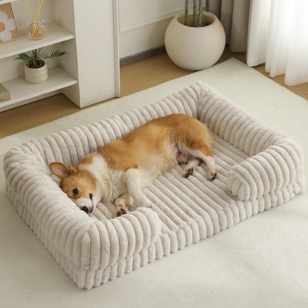Warm & Cozy Large Dog Bed for Happy, Rested Dogs